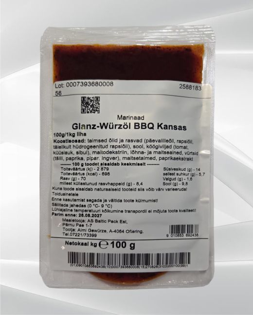 Marinaad BBQ Kansas, 100 g