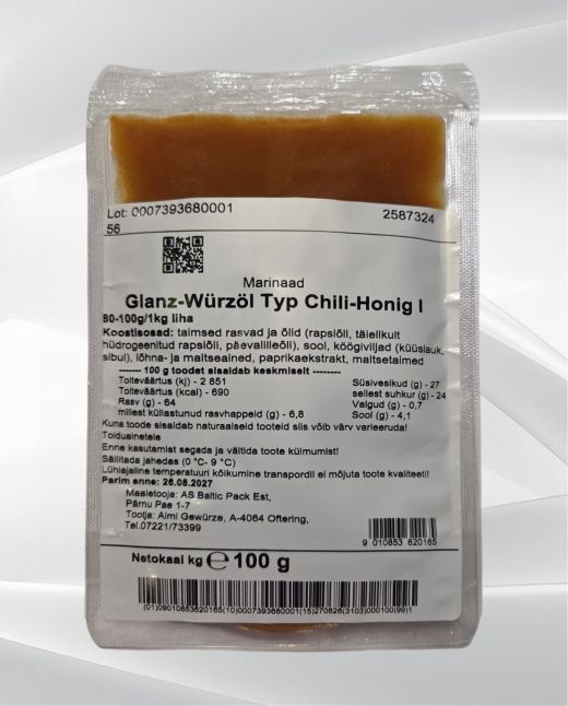 Marinaad Chili-Honig I, 100 g
