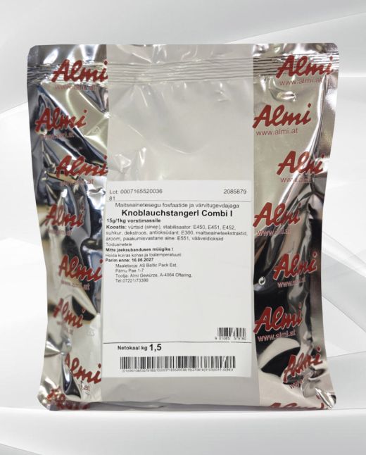 Maitseainetesegu  suitsuvorstidele Knoblauchstangerl   Combi I 1,5 kg/pakk
