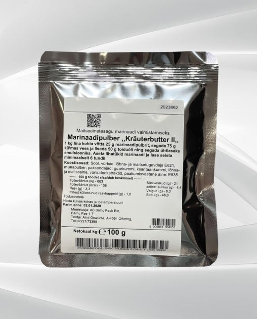 Marinaadipulber Kräuterbutter II, 100 g