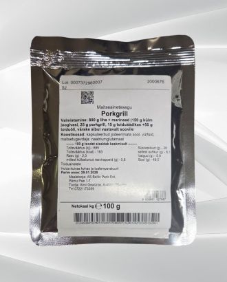 Maitseainetesegu Porkgrill, 100 g