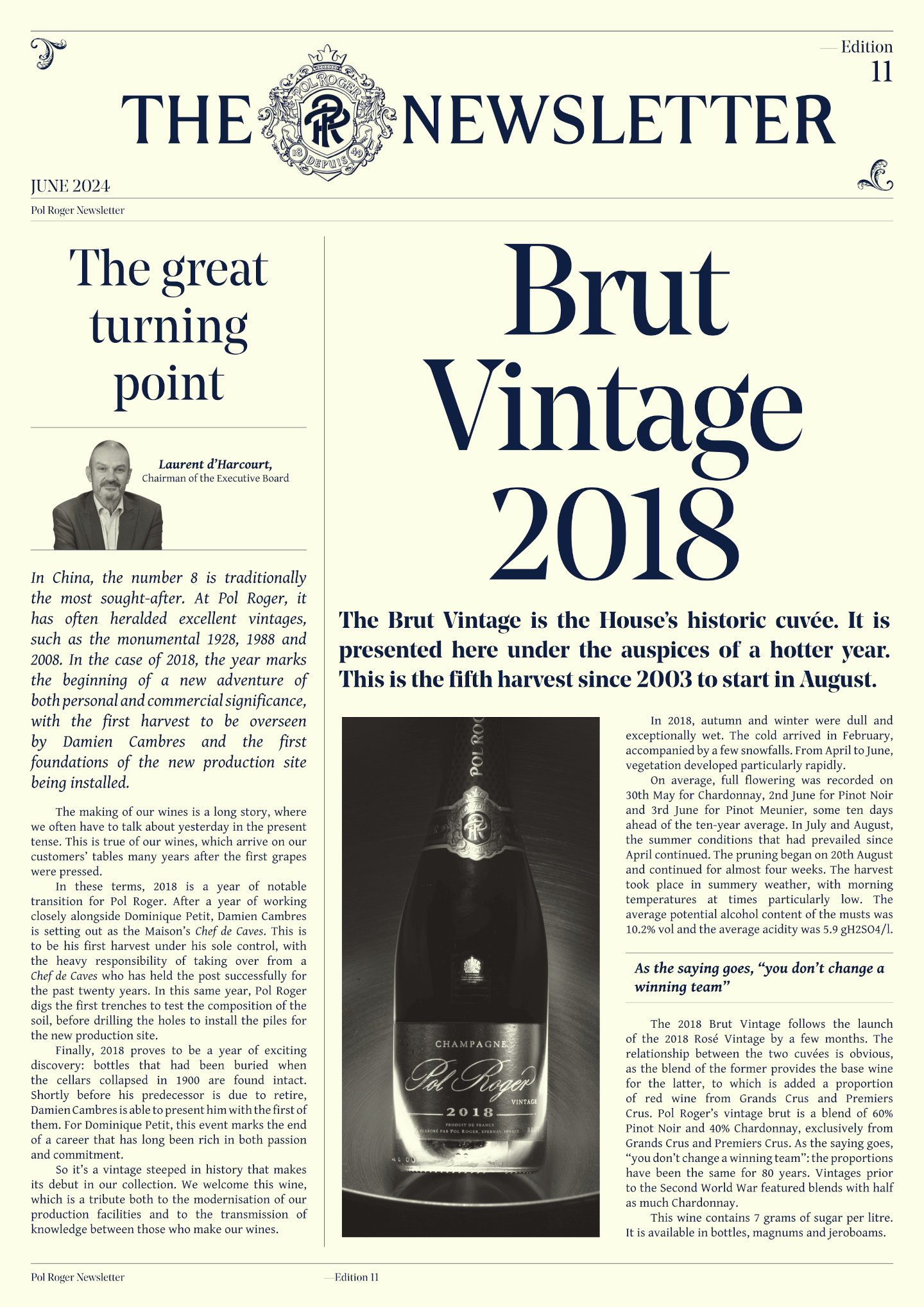 Pol Roger Newsletter 11/2024